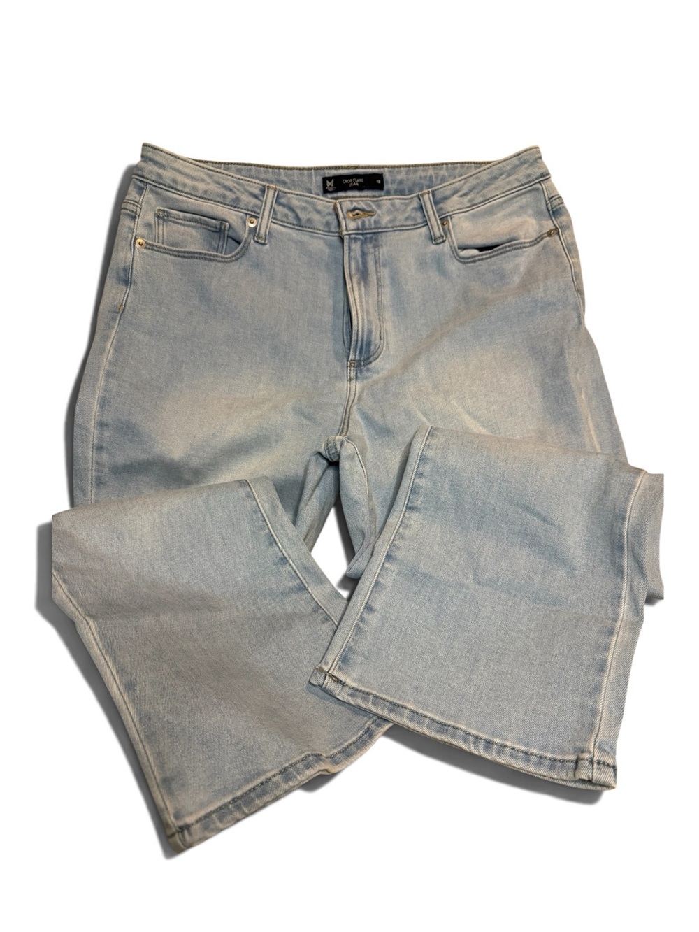 Member’s Mark Light Wash Women's Cropped Flare Jeans